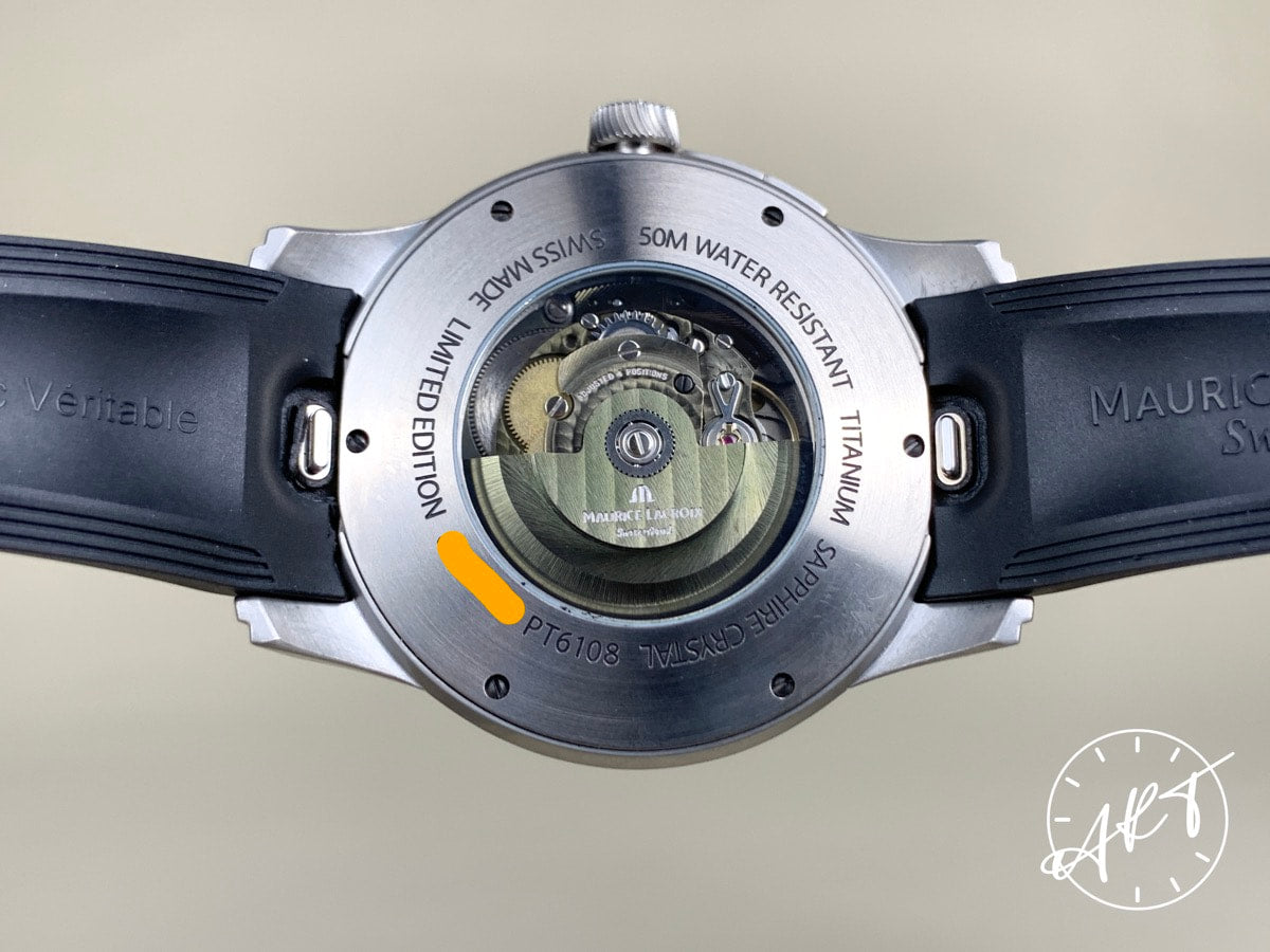 Maurice Lacroix Pontos Decentrique GMT Gray Dial Titanium Ltd Watch PT6108 BP