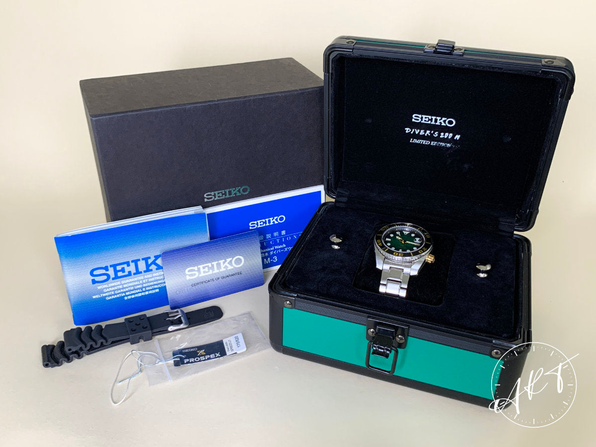 Seiko Prospex Green Sumo 50th Anniv Thailand Ltd Diver Watch SPB031J1 BP