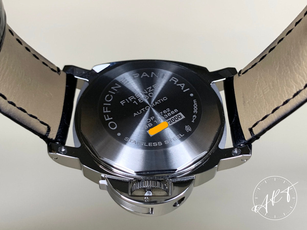Panerai PAM 90 Luminor Power Reserve Black Dial Watch PAM00090 BP + Receipt