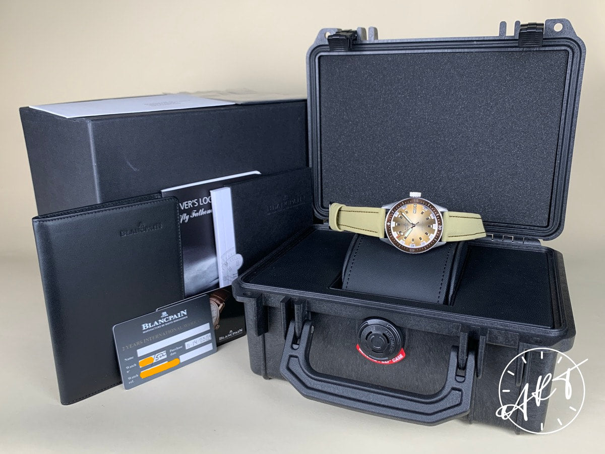 NEW Blancpain Fifty Fathoms Bathyscaphe Brown Dial Desert Ltd Diver Watch 5052 BP