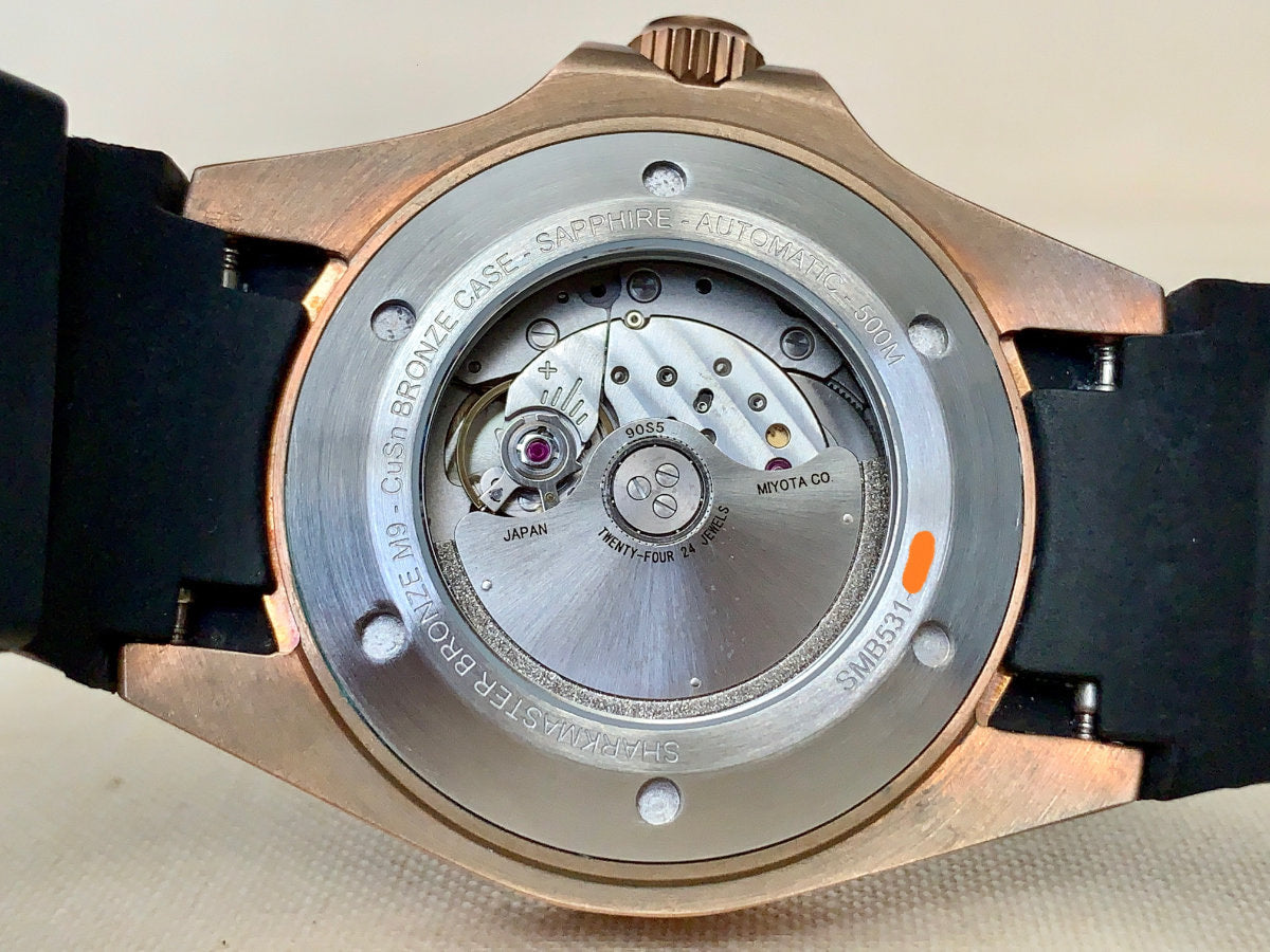 OceanX Sharkmaster Bronze M9 Blue Dial Bronze Auto Ltd Diver Watch SMB531 w/ B&P