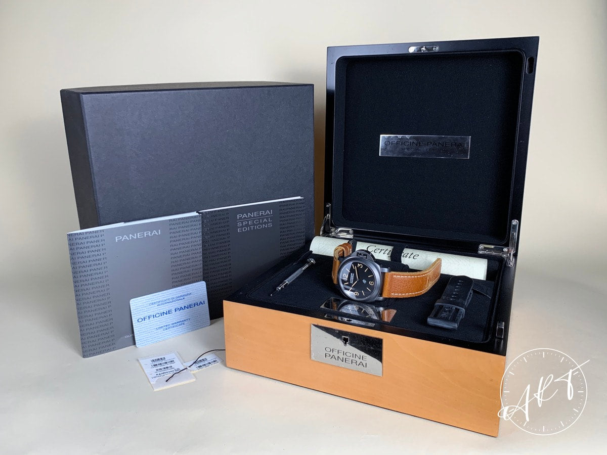 Panerai PAM 360 Luminor Base Logo “Paneristi” Black PVD Ltd Watch PAM00360 BP