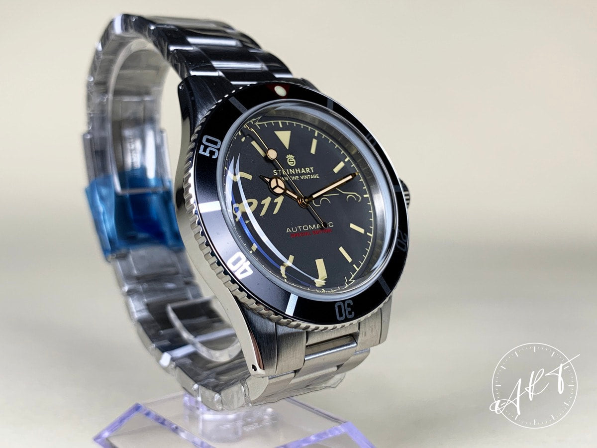 NEW Steinhart Ocean One Porsche 911 Dark Gray Dial SS Auto SE Diver Watch w/ B&P