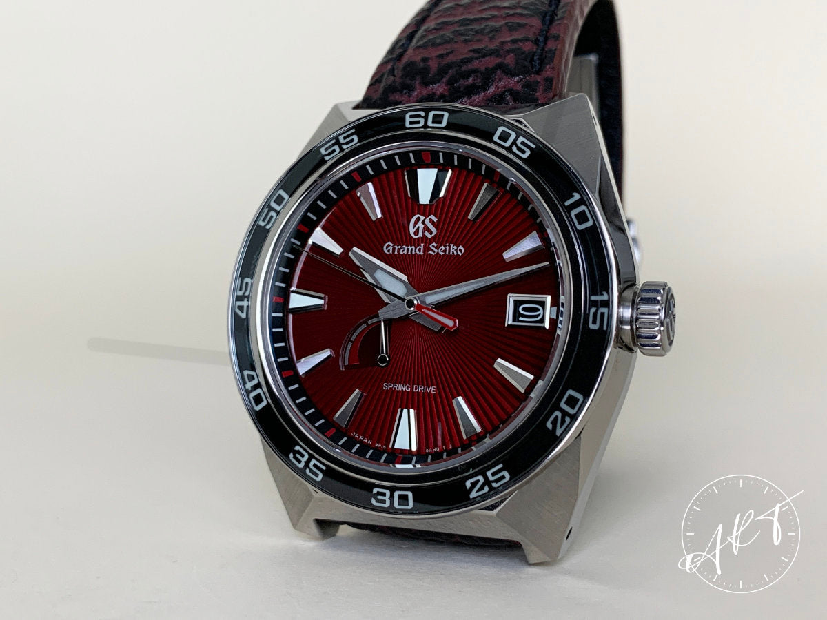 Grand Seiko Sport Red Dial Spring Drive Godzilla 65th Anniv Ltd Watch SBGA405 BP
