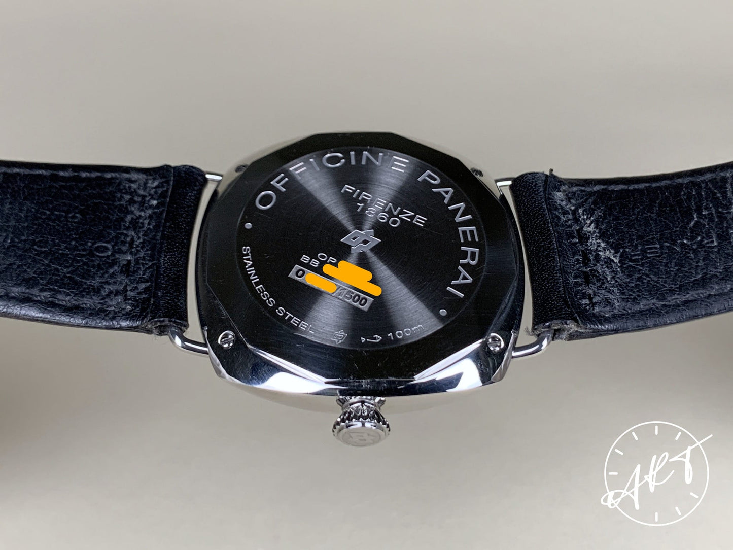 Panerai PAM 380 Radiomir Black Seal Logo Black Dial Watch PAM00380 w/Box