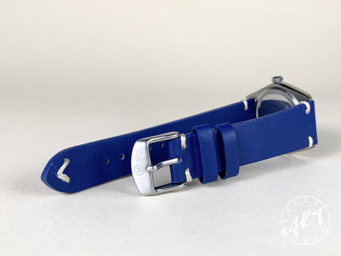 Vintage 1978 Rolex OysterDate Precision Blue Dial SS Manual Watch 6694