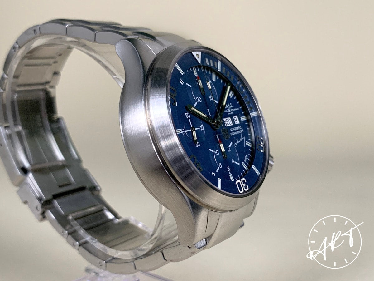 Ball Engineer Master II Freefall Blue Dial SS Auto Ltd Diver Watch DC1028C w/ BP