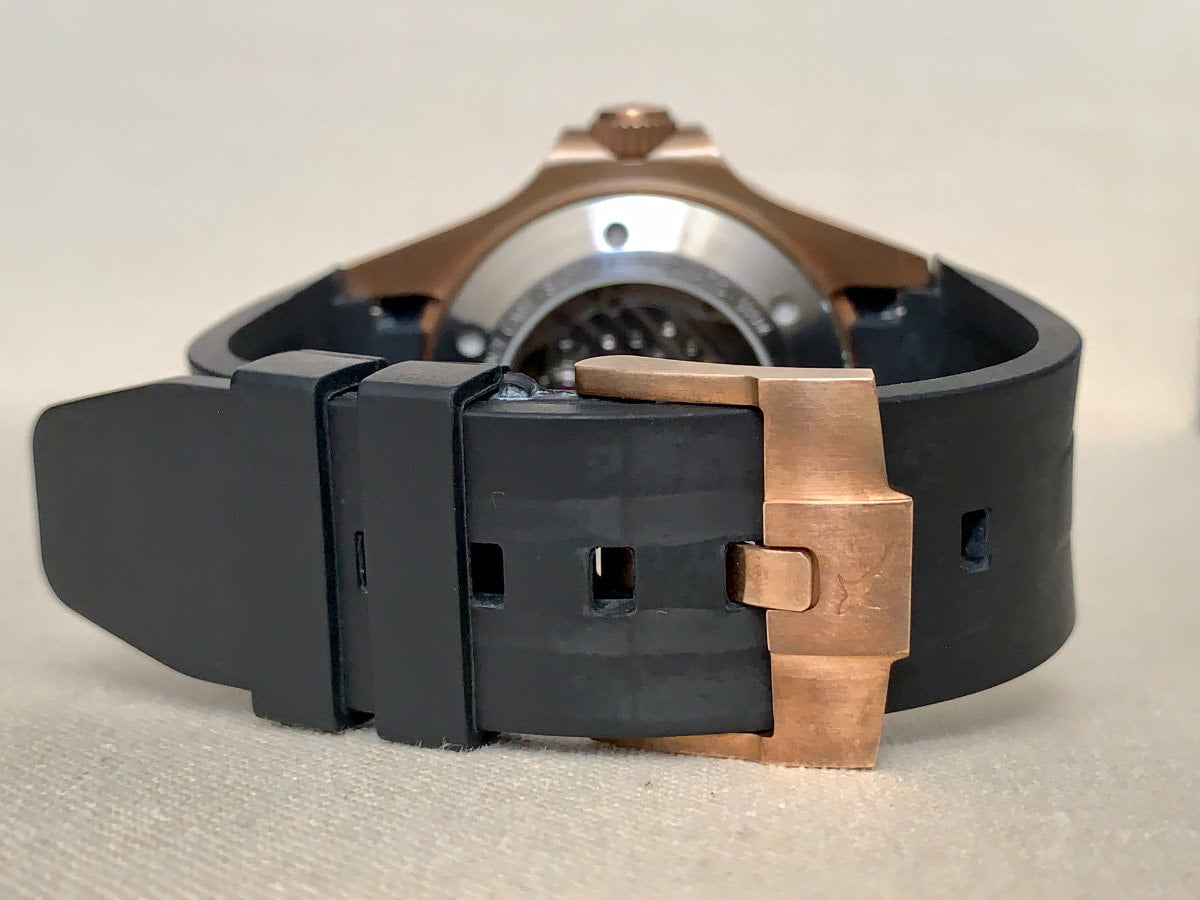 OceanX Sharkmaster Bronze M9 Blue Dial Bronze Auto Ltd Diver Watch SMB531 w/ B&P