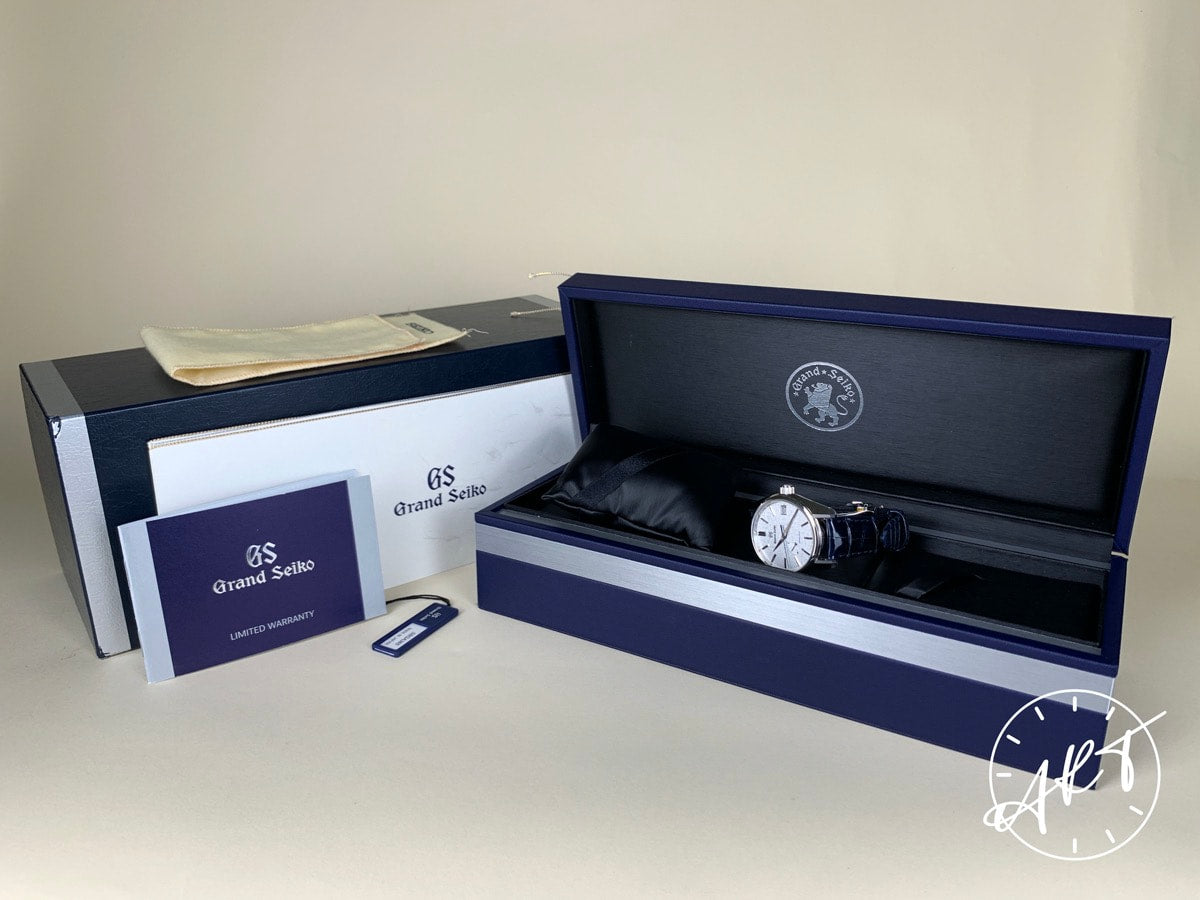 Grand Seiko Heritage Kira Zuri Platinum Spring Drive US Ltd Watch SBGA385 BP
