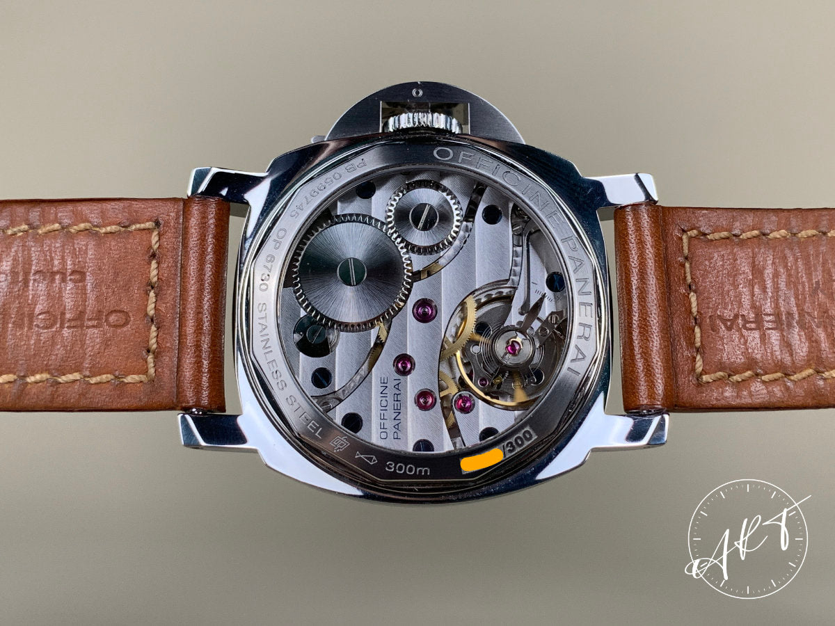 2009 Panerai PAM 219 Luminor Base Destro Black Dial SS Diver Watch PAM00219 BP