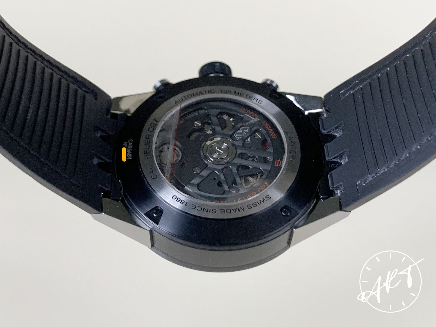 Tag Heuer Carrera Chrono Tourbillon Black Dial Titanium Watch CAR5A8Y BP