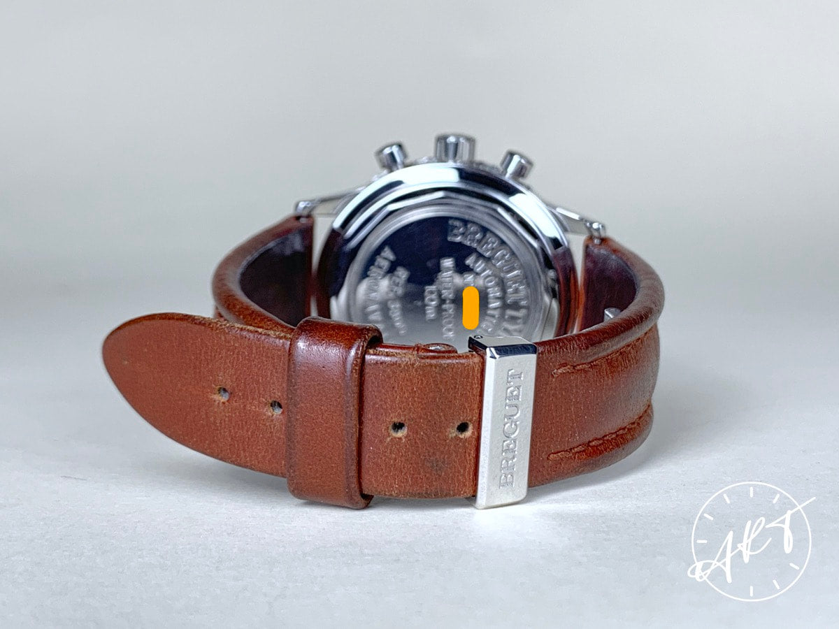 Breguet Type XX Aeronavale Black Dial Gorgeous Patina SS Pilot Watch 3800 BP