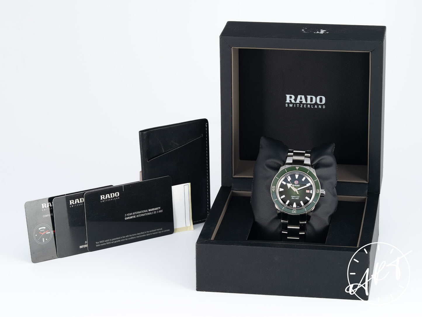 Rado Rado HyperChrome Captain Cook 42 Green Dial SS Diver Watch R32105313 BP