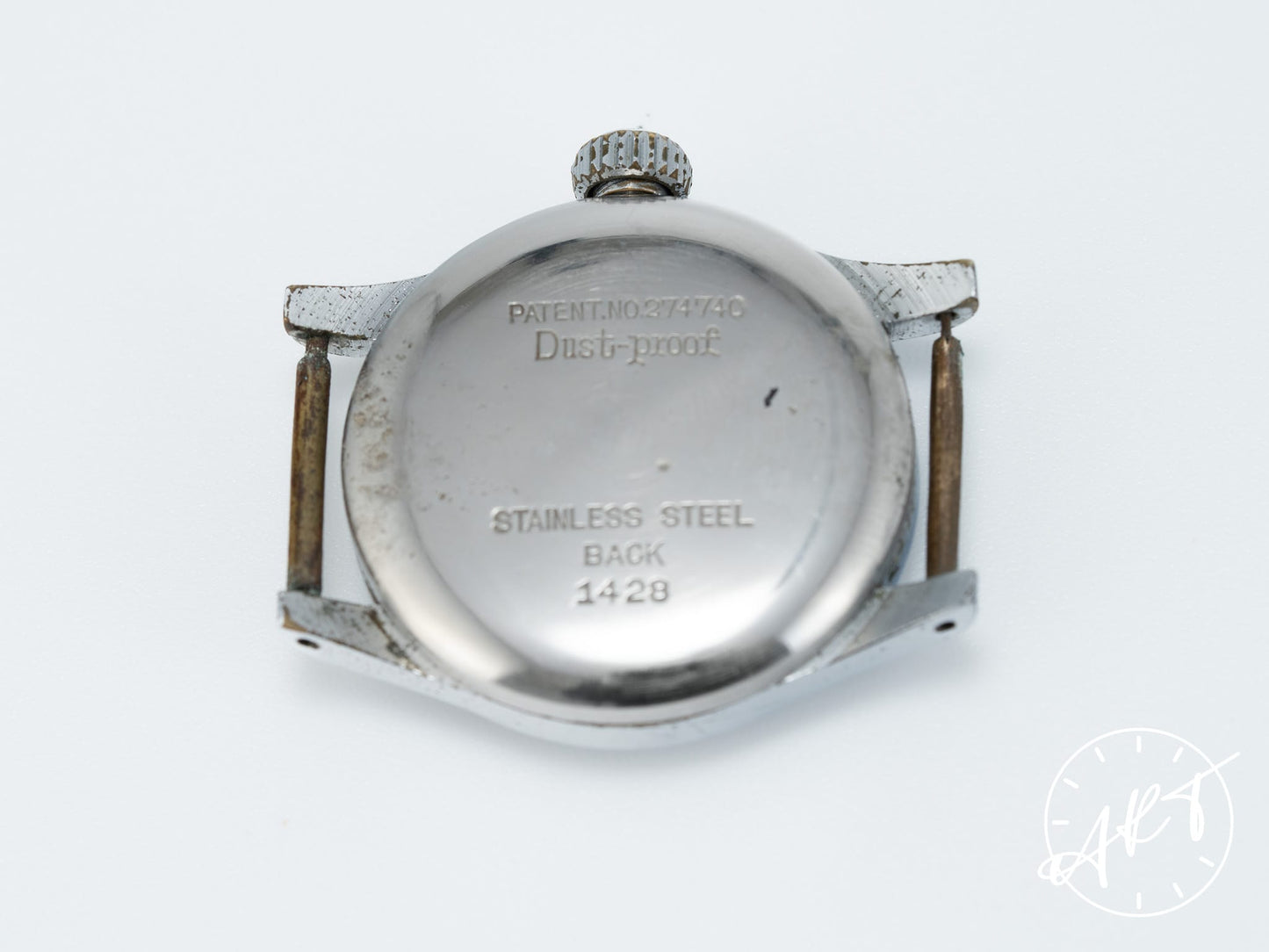 Vintage WWII Japanese Military Seiko Seikosha Double Case Two-Tone Dial Watch