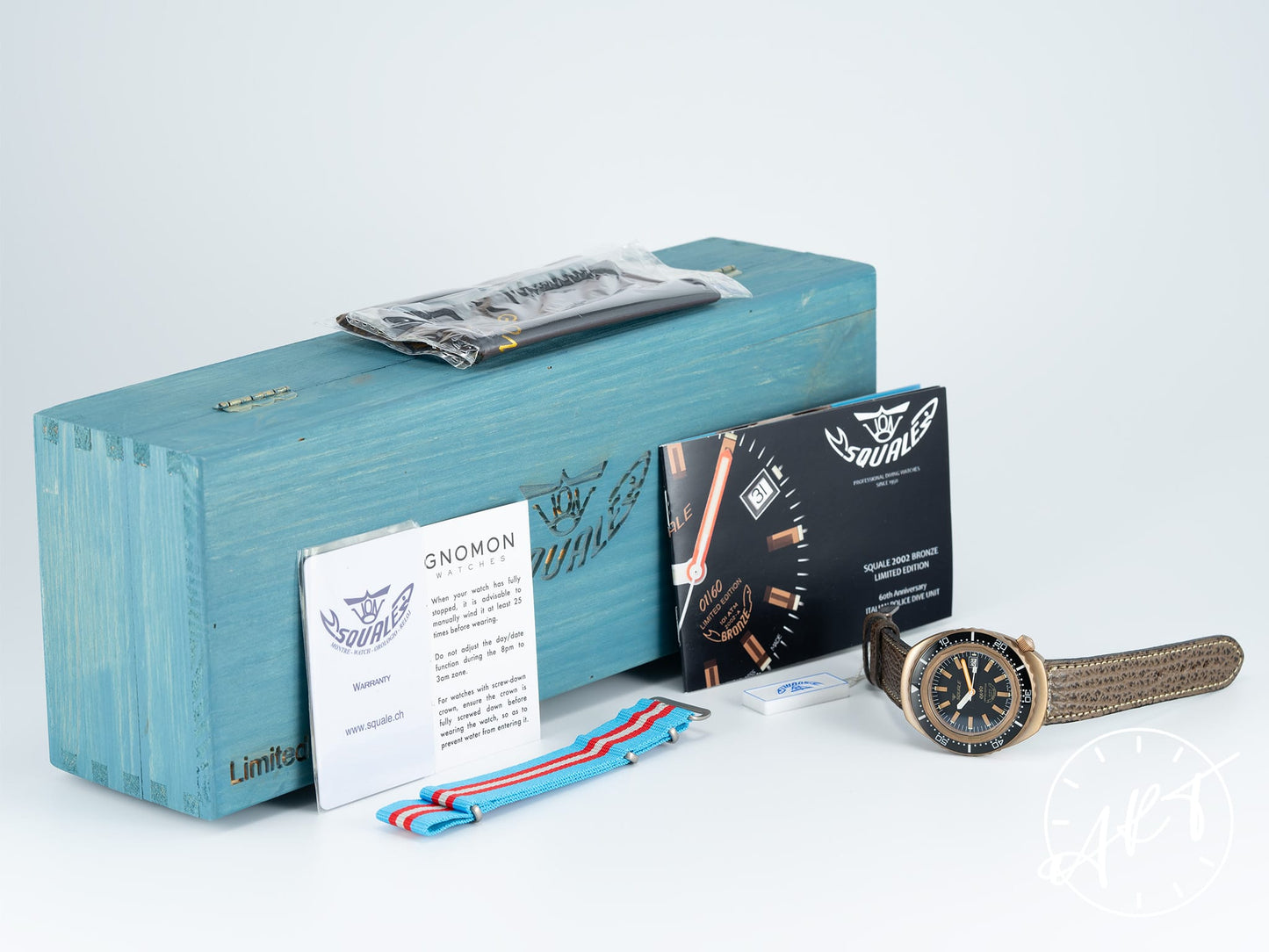 NEW Squale 101 Atmos Black Dial Bronze Auto 60th Anniv Edition Diver Watch BP