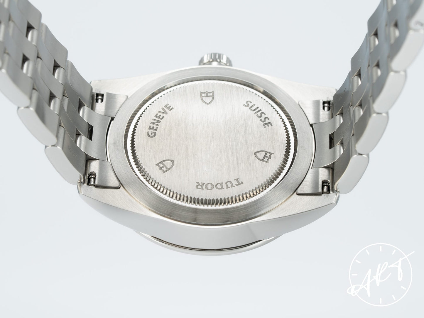 Tudor Glamour Date 36 Silver Diamond Dial SS Auto Watch 55000 w/ B&P