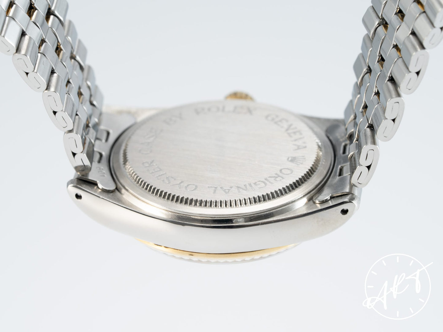 Tudor Prince Date Gold Linen Diamond Dial 18K Gold & Stainless Steel Auto Watch