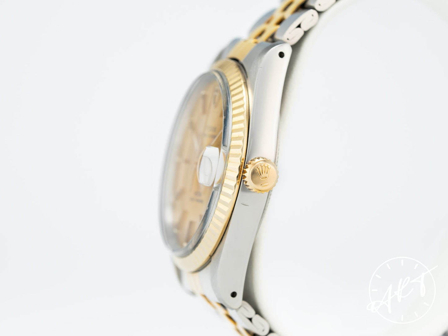 Tudor Prince Oysterdate Gold Dial 18K Gold & Stainless Steel Auto Watch 74033