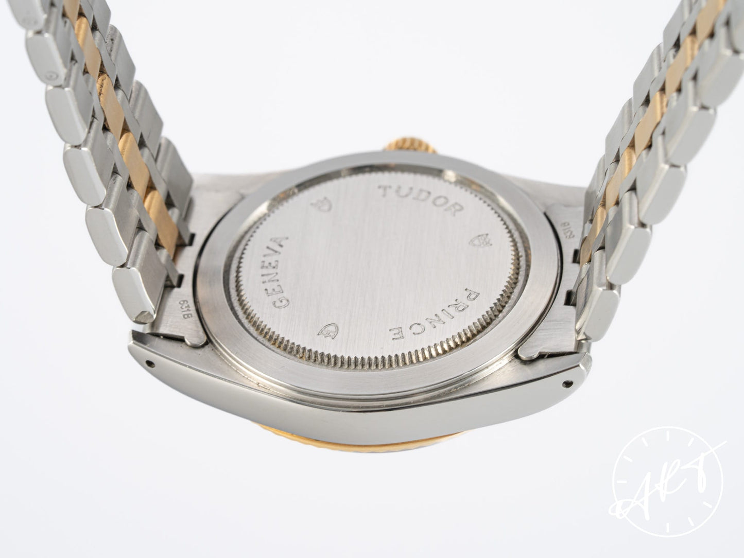 Tudor Prince Day-Date Gold Arabic Dial 18K Gold & SS Watch 76213