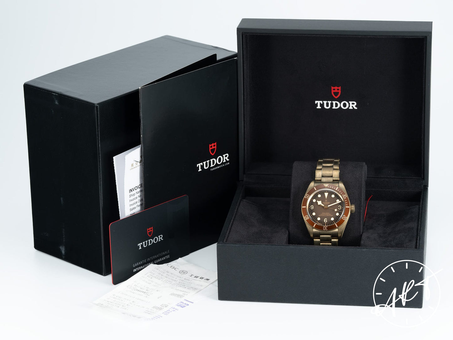 2023 Tudor Black Bay Fifty-Eight Brown Dial Bronze Diver Watch 79012M BP + Receipt