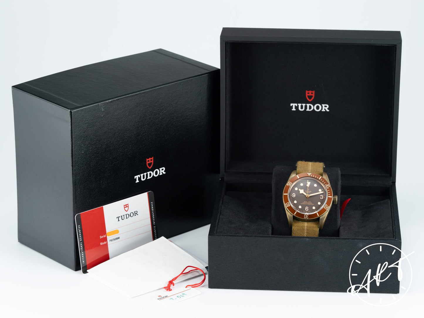 Tudor Black Bay Bronze Brown Dial Bronze Automatic Diver Watch 79250BM w/ B&P