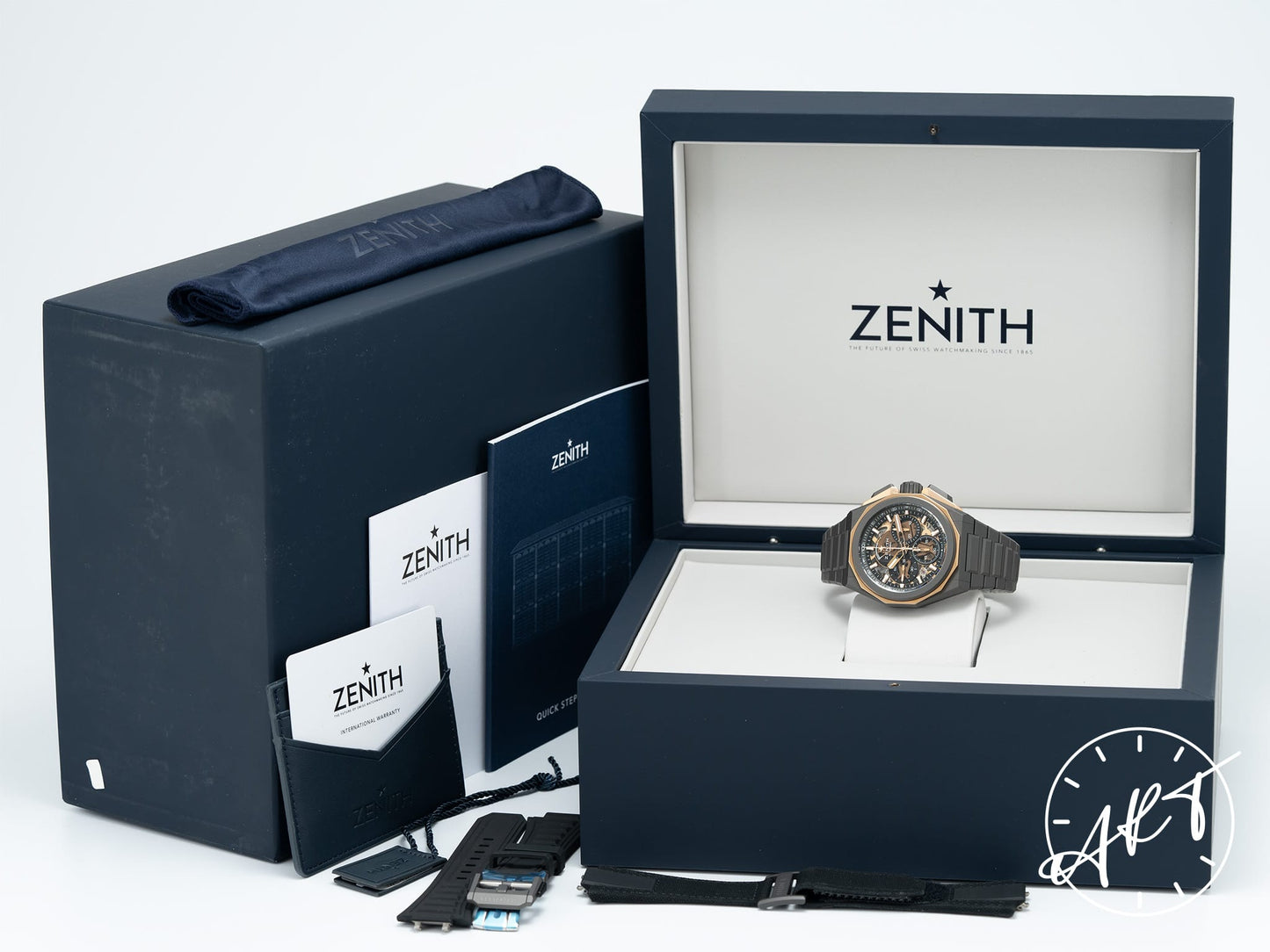 NEW Zenith Defy Extreme Chrono 18K RG & Titanium Watch 87.9100.9004 BP