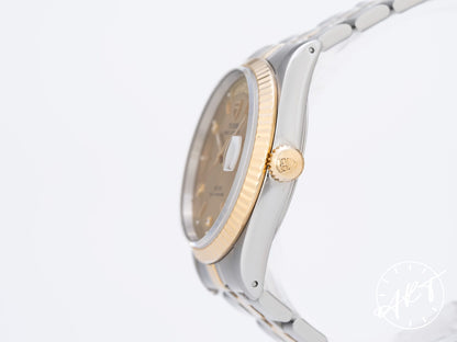 Tudor Prince Day-Date Gold Diamond Dial 18K Gold & SS Auto Watch 76213