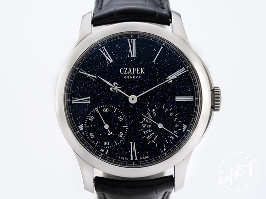 Czapek Quai des Bergues Blue Dial SS Midnight Blue 18 Pcs Ltd Watch BP