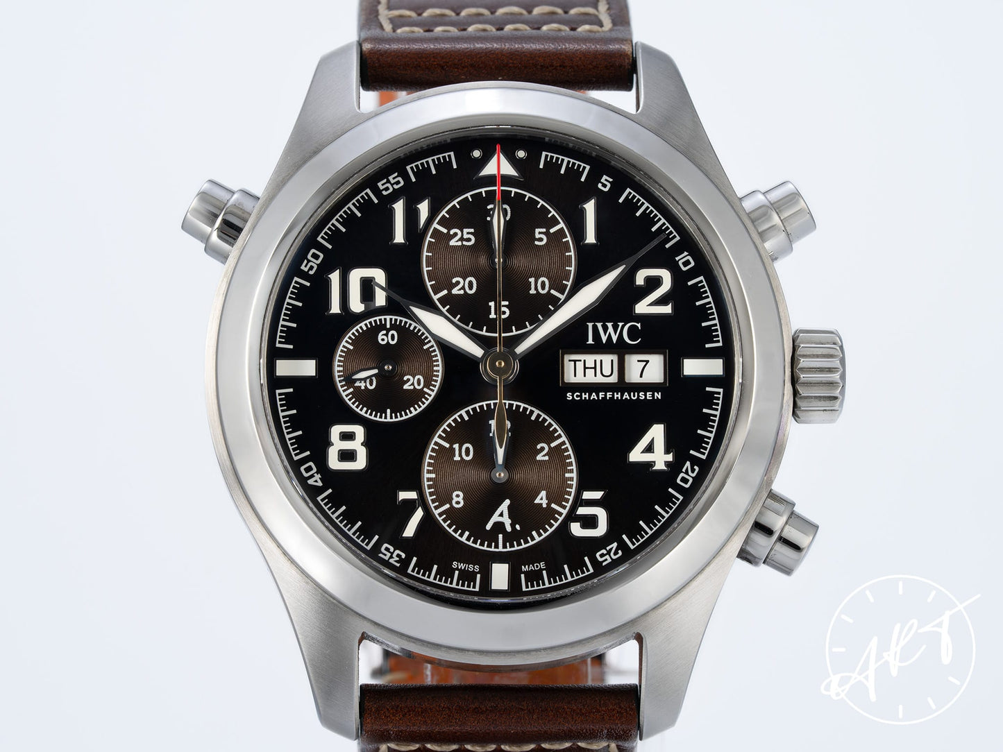 IWC Pilot's Double Chrono Antoine de Saint Exupery Watch IW371808 BP