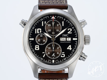 IWC Pilot's Double Chrono Antoine de Saint Exupery Watch IW371808 BP