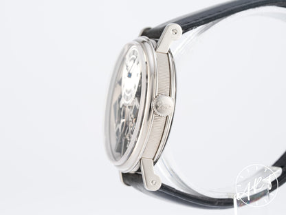 Breguet Tradition Retrograde Second Black & Silver Dial 18K WG Watch 7097BB BP