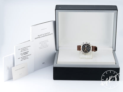 IWC Pilot's Double Chrono Antoine de Saint Exupery Watch IW371808 BP