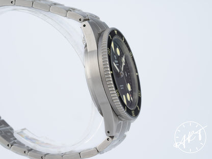 NEW Yema Superman II Black Maxi Dial Stainless Steel Auto Diver Watch w/ B&P