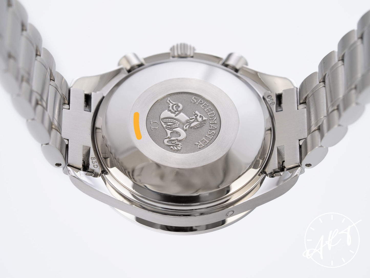 Omega Speedmaster Triple Date Chrono Silver Dial SS Watch 3523.30.00 w/ Papers