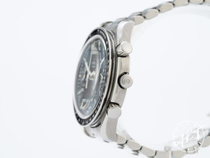 Omega Speedmaster Reduced Chronograph Black Dial SS Auto Watch 3510.50.00 w/ B&P