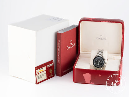 Omega Speedmaster Reduced Chrono Black Dial Gorgeous Patina SS Watch 3510.50.00 BP