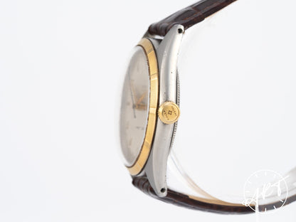 Vintage 1950 Rolex Oyster Precision Cream Dial 18K Gold & SS Manual Watch 5025
