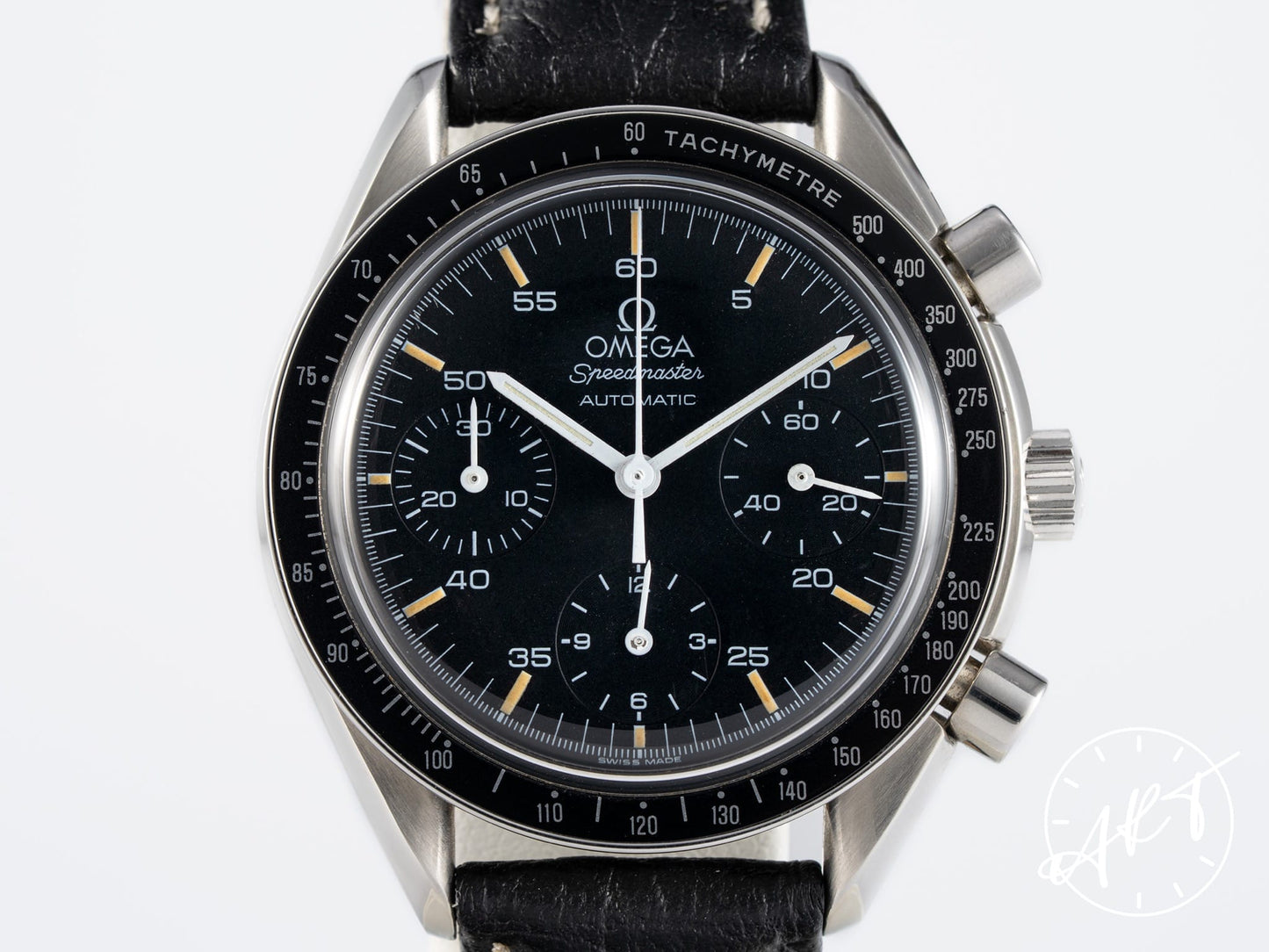 Omega Speedmaster Reduced Black Dial Lume Matching Patina Watch 3510.50.00