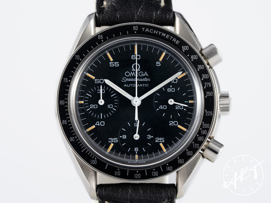 Omega Speedmaster Reduced Black Dial Lume Matching Patina Watch 3510.50.00