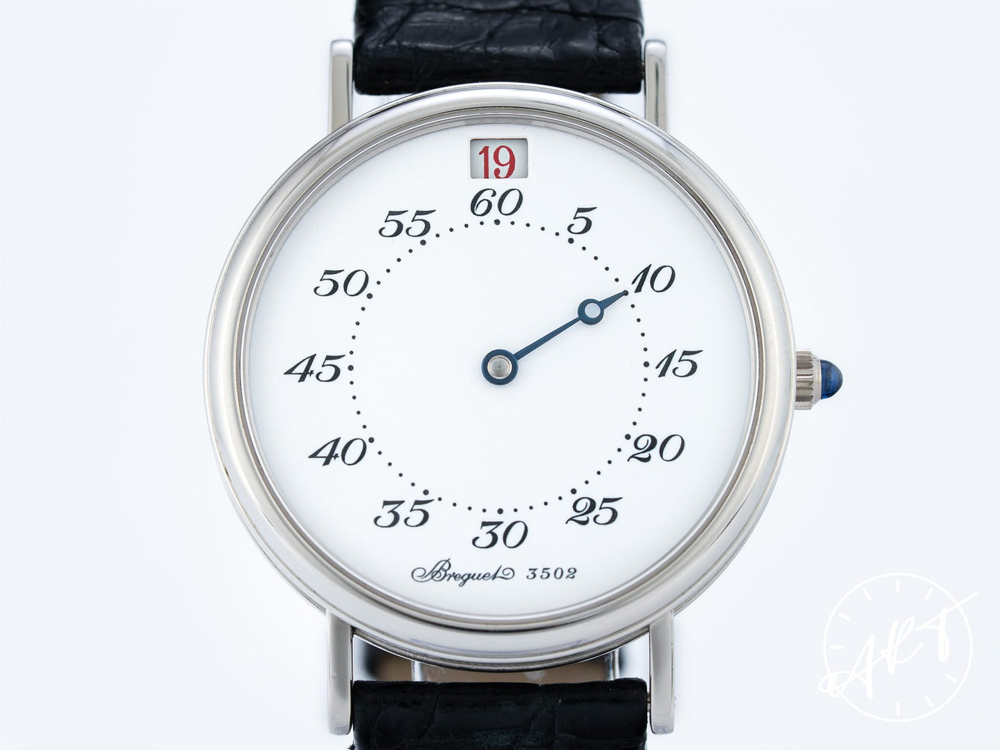 Breguet Classique Jumping Hour Enamel Dial “Heures Sautantes” Platinum Watch 3420PT BP