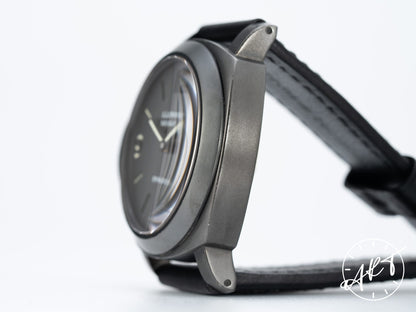 Panerai PAM 26 Luminor Marina Left Handed Black PVD SS SE Watch PAM00026 BP