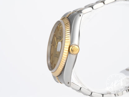 Tudor Prince Day-Date Gold Dial Two-Tone 18K Gold & SS Auto Watch 76213