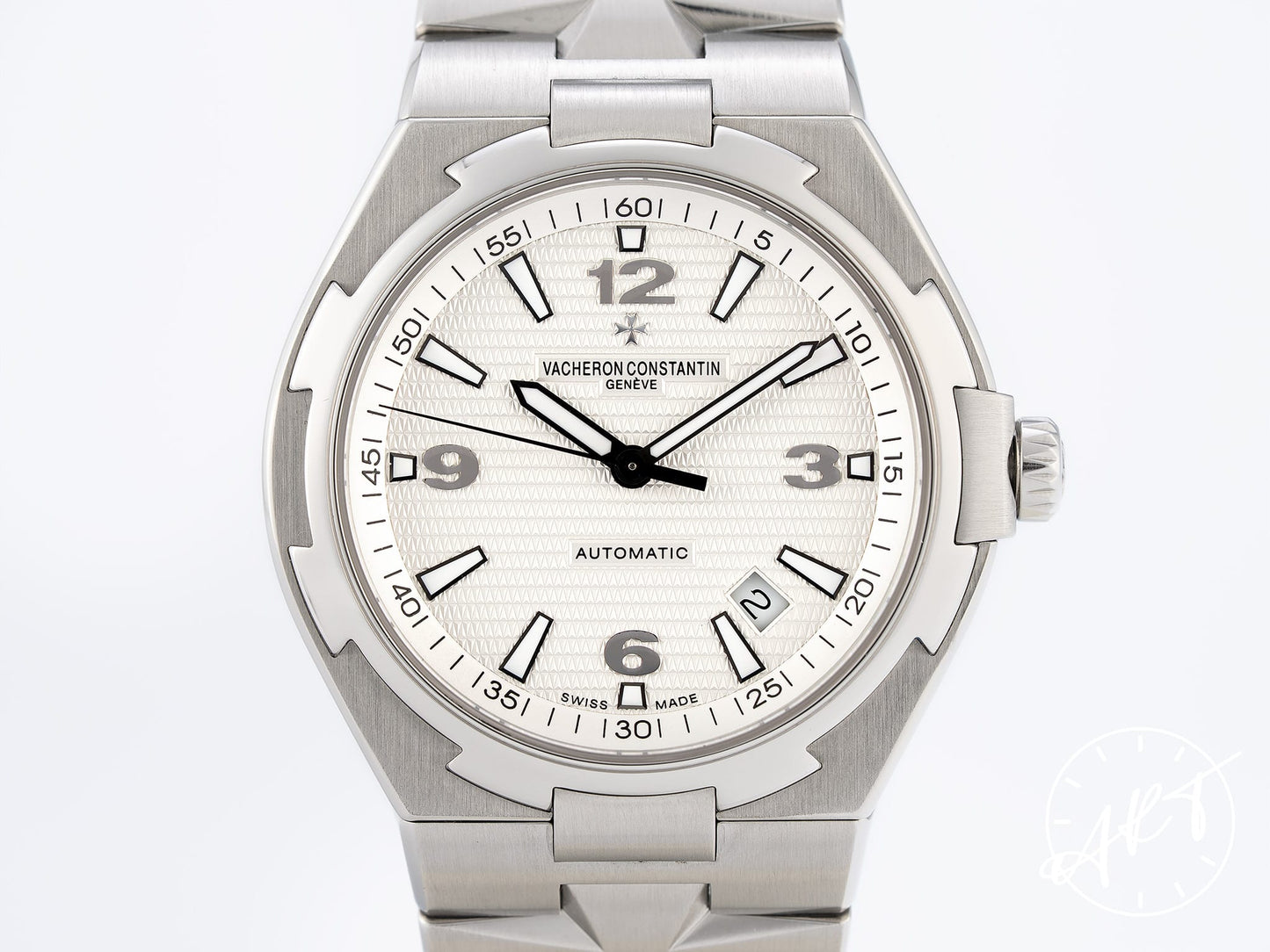 Vacheron Constantin Overseas Silver Dial Stainless Steel Auto Watch 47040 w/ B&P