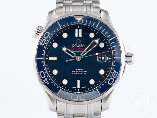 Omega Seamaster Diver 300M Co-Axial Blue Dial Stainless Steel Automatic Watch