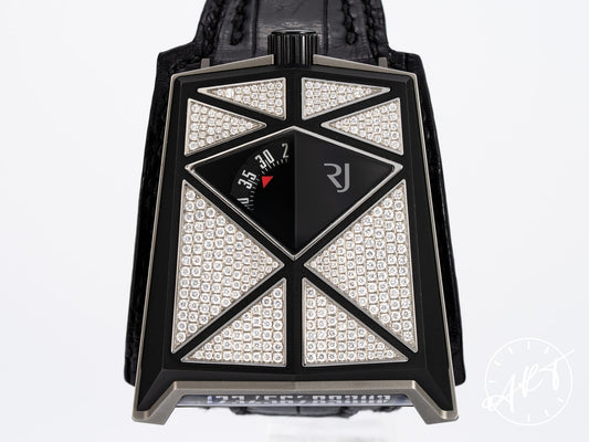 Romain Jerome Spacecraft FACTORY DIAMOND Jumping Hour 5 Pcs Ltd Watch BP