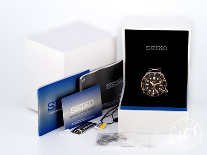 NEW Seiko Prospex Baby Marine Master Black Dial SS Auto SE Diver Watch SPB240 BP