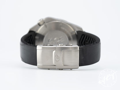 Girard-Perregaux Sea Hawk Pro II 1000M Black Dial SS Auto Diver Watch 49950 BP