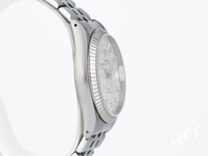 Tudor Prince Day-Date Silver Linen Diamond Dial SS Auto Watch 76214 BP