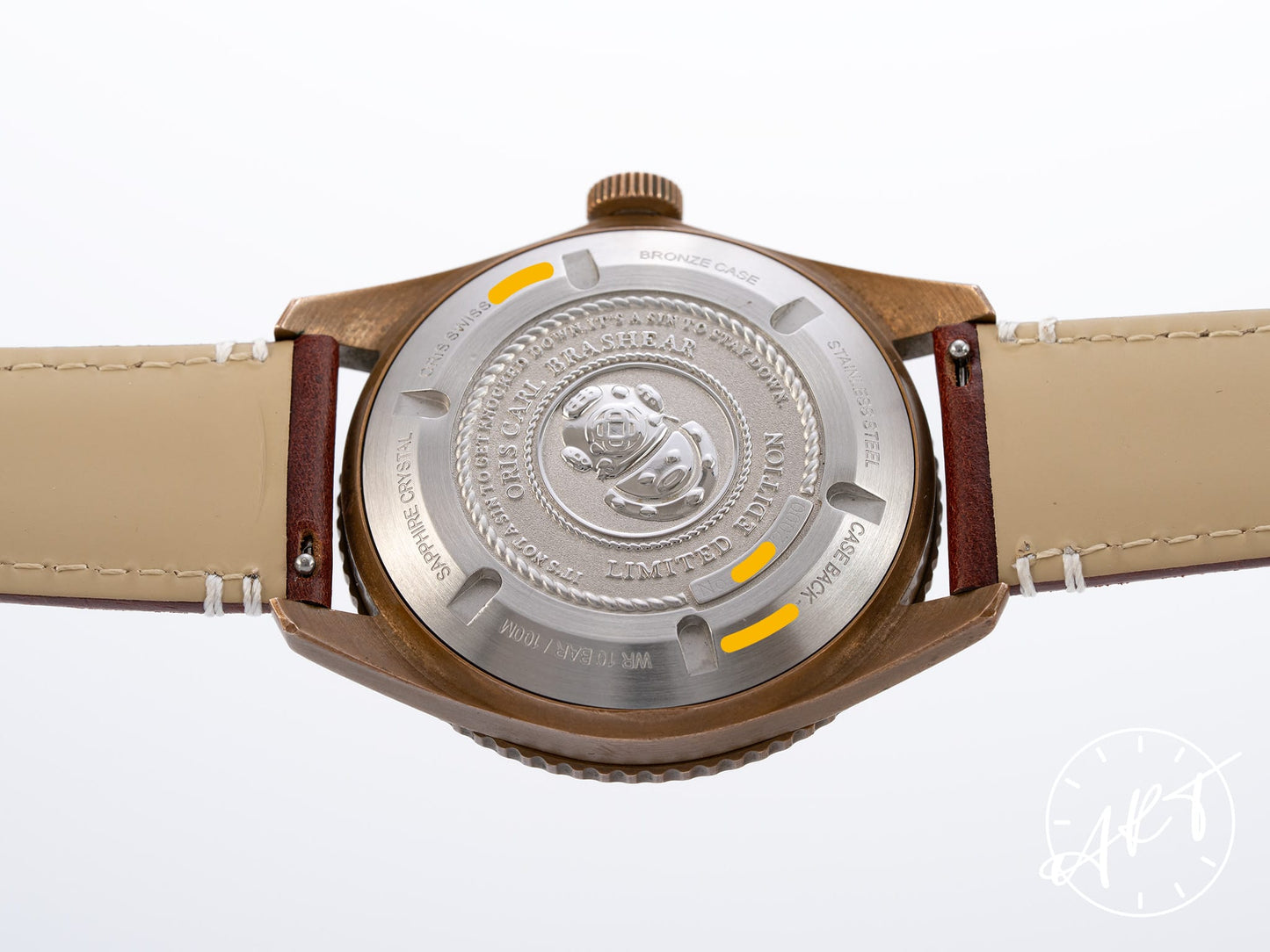 Oris Divers Sixty-Five Blue Dial Bronze Auto Carl Brashear Limited Edition Watch