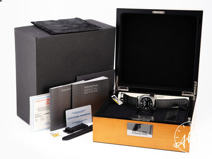Panerai PAM 26 Luminor Marina Left Handed Black PVD SS SE Watch PAM00026 BP